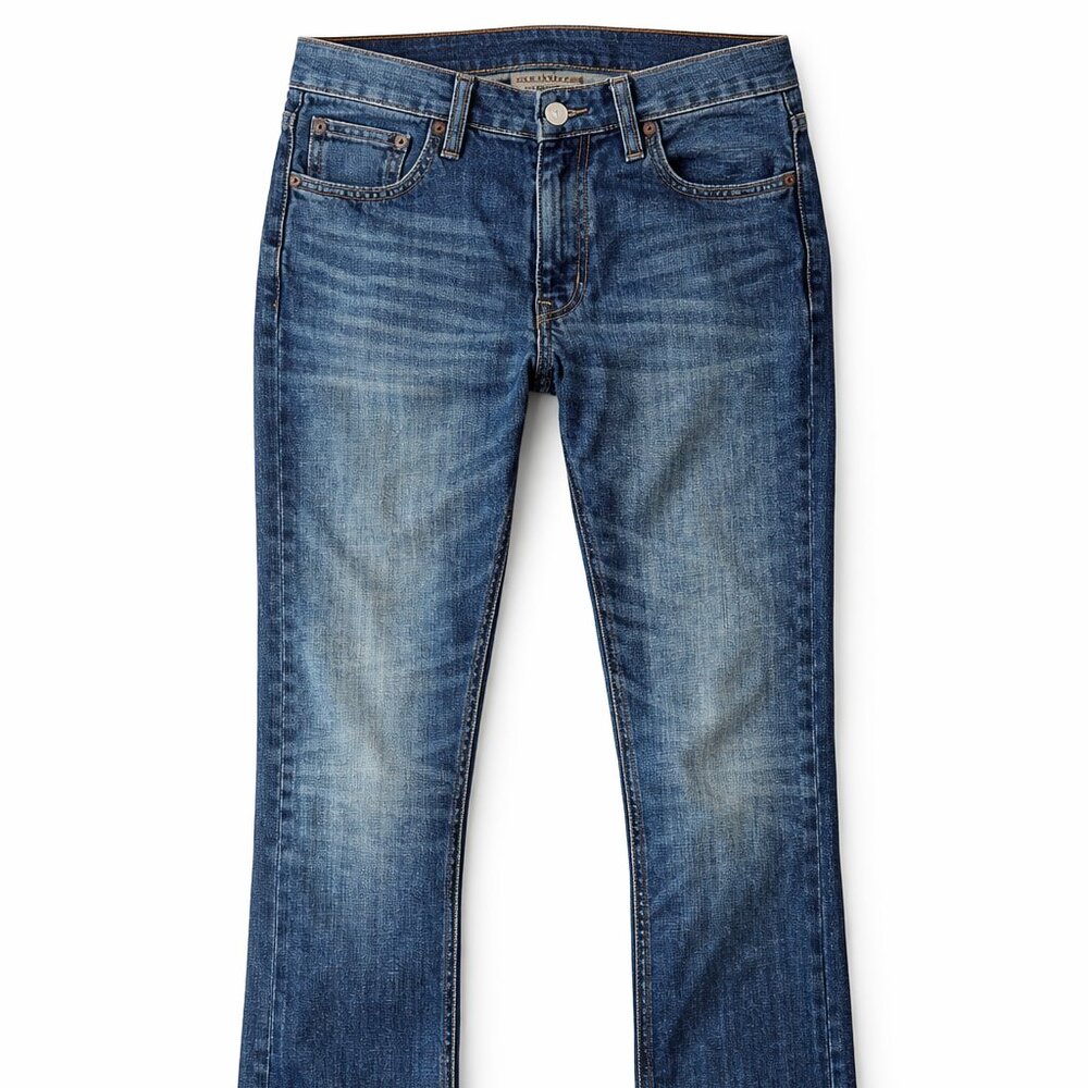 Levi’s 527 Bootcut Jeans 33x30 Medium Wash Distressed Fade